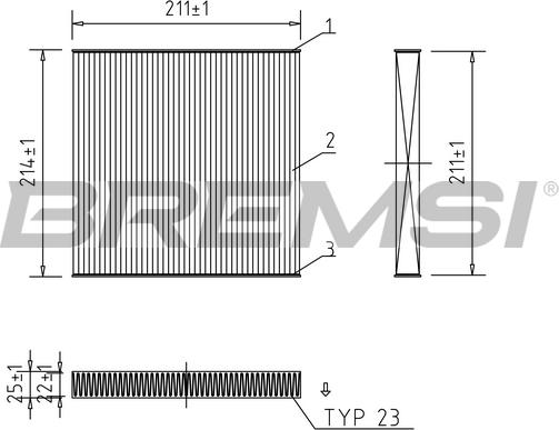 Bremsi FC0439A - Filtro, Aria abitacolo www.autoricambi360.it