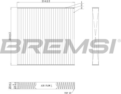 Bremsi FC0439C - Filtro, Aria abitacolo www.autoricambi360.it