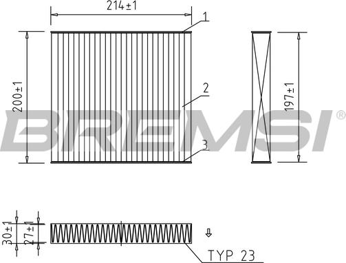 Bremsi FC0434C - Filtro, Aria abitacolo www.autoricambi360.it