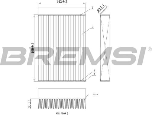Bremsi FC0435 - Filtro, Aria abitacolo www.autoricambi360.it