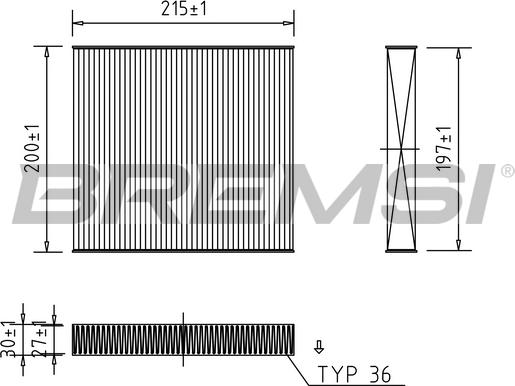 Bremsi FC0431 - Filtro, Aria abitacolo www.autoricambi360.it