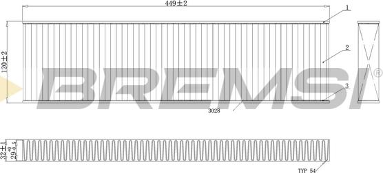 Bremsi FC0474A - Filtro, Aria abitacolo www.autoricambi360.it
