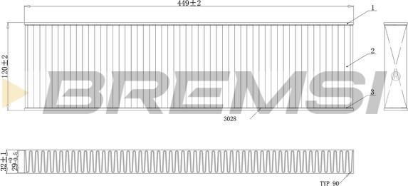 Bremsi FC0474 - Filtro, Aria abitacolo www.autoricambi360.it