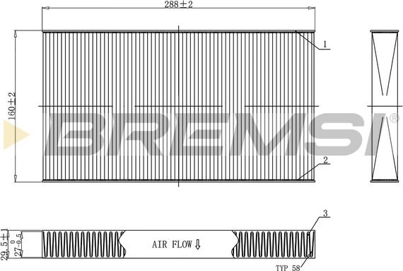 Bremsi FC0477 - Filtro, Aria abitacolo www.autoricambi360.it