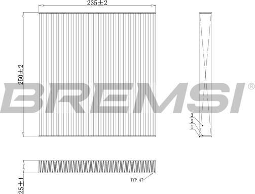 Bremsi FC0082 - Filtro, Aria abitacolo www.autoricambi360.it