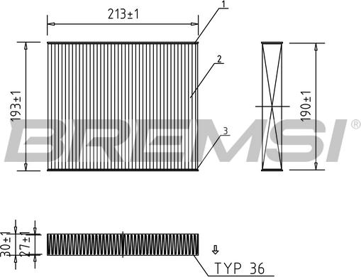 Bremsi FC0075 - Filtro, Aria abitacolo www.autoricambi360.it