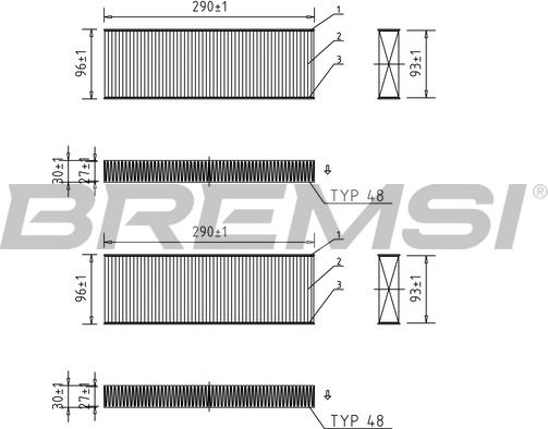 Bremsi FC0071 - Filtro, Aria abitacolo www.autoricambi360.it