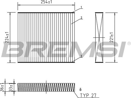 Bremsi FC0103A - Filtro, Aria abitacolo www.autoricambi360.it