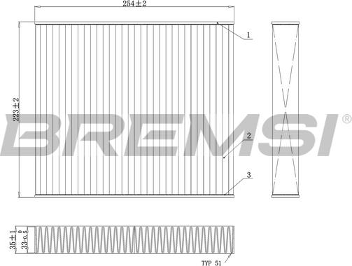 Bremsi FC0103 - Filtro, Aria abitacolo www.autoricambi360.it