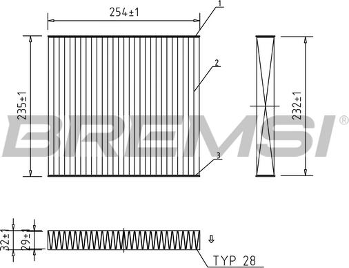 Bremsi FC0102A - Filtro, Aria abitacolo www.autoricambi360.it