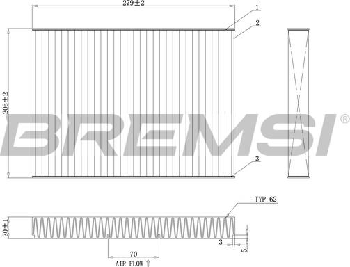 Bremsi FC0181 - Filtro, Aria abitacolo www.autoricambi360.it