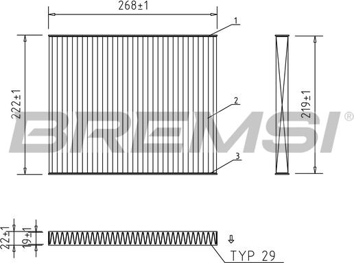 Bremsi FC0174A - Filtro, Aria abitacolo www.autoricambi360.it