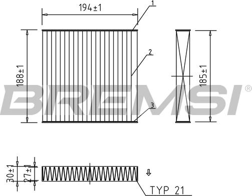 Bremsi FC0171A - Filtro, Aria abitacolo www.autoricambi360.it