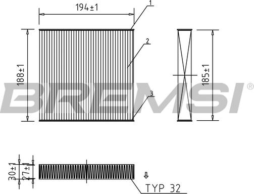 Bremsi FC0171 - Filtro, Aria abitacolo www.autoricambi360.it