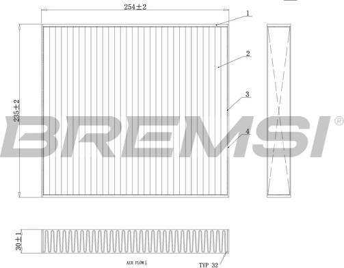 Bremsi FC0177C - Filtro, Aria abitacolo www.autoricambi360.it
