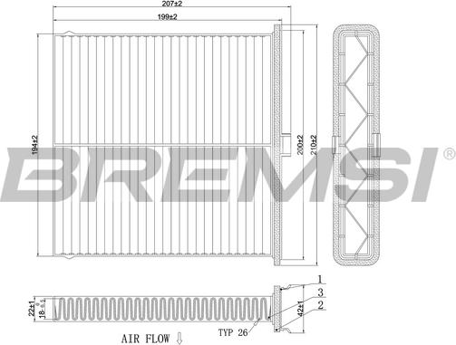Bremsi FC0896 - Filtro, Aria abitacolo www.autoricambi360.it