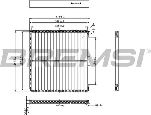 Bremsi FC0897 - Filtro, Aria abitacolo www.autoricambi360.it