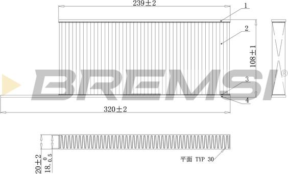 Bremsi FC0863C - Filtro, Aria abitacolo www.autoricambi360.it