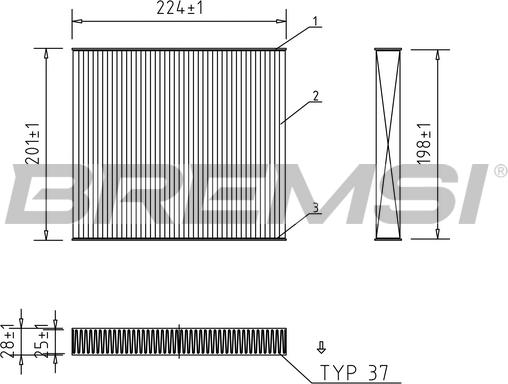 Bremsi FC0872 - Filtro, Aria abitacolo www.autoricambi360.it