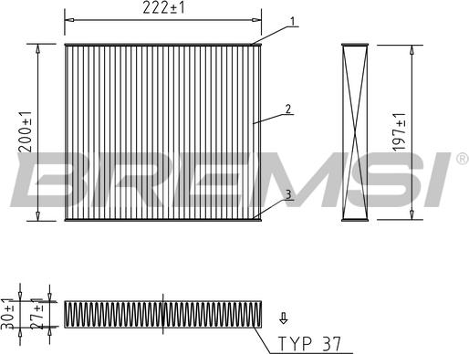 Bremsi FC1336 - Filtro, Aria abitacolo www.autoricambi360.it