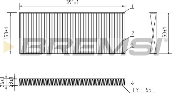 Bremsi FC1329 - Filtro, Aria abitacolo www.autoricambi360.it
