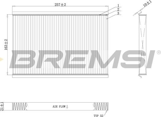 Bremsi FC1324 - Filtro, Aria abitacolo www.autoricambi360.it