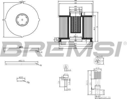 Bremsi FE0040 - Filtro carburante www.autoricambi360.it