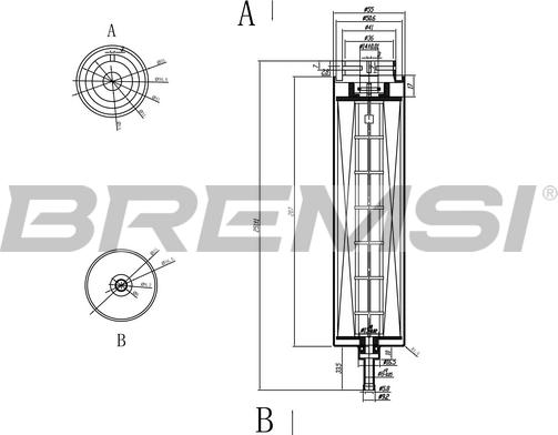 Bremsi FE0051 - Filtro carburante www.autoricambi360.it