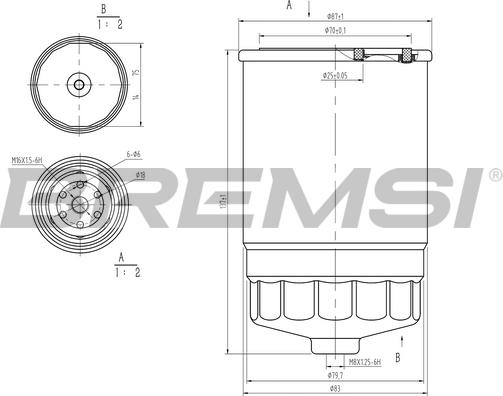 Bremsi FE0053 - Filtro carburante www.autoricambi360.it