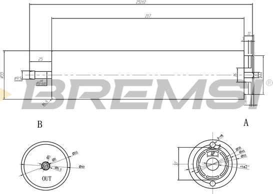 Bremsi FE0052 - Filtro carburante www.autoricambi360.it