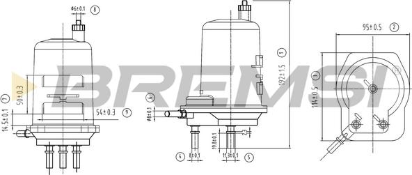 Bremsi FE0060 - Filtro carburante www.autoricambi360.it