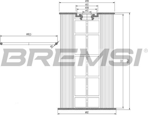 Bremsi FE0154 - Filtro carburante www.autoricambi360.it