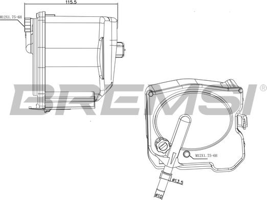 Bremsi FE0161 - Filtro carburante www.autoricambi360.it