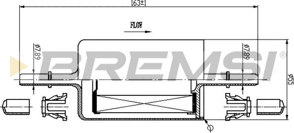 Bremsi FE0846 - Filtro carburante www.autoricambi360.it