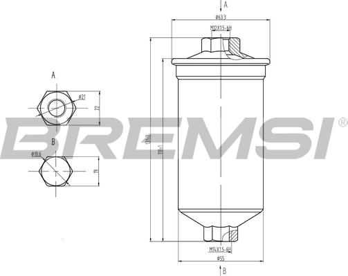 Bremsi FE0843 - Filtro carburante www.autoricambi360.it