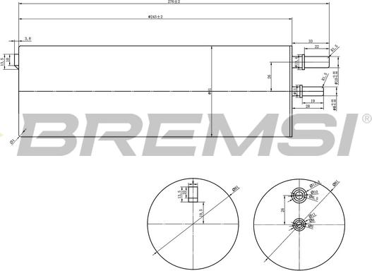Bremsi FE0821 - Filtro carburante www.autoricambi360.it