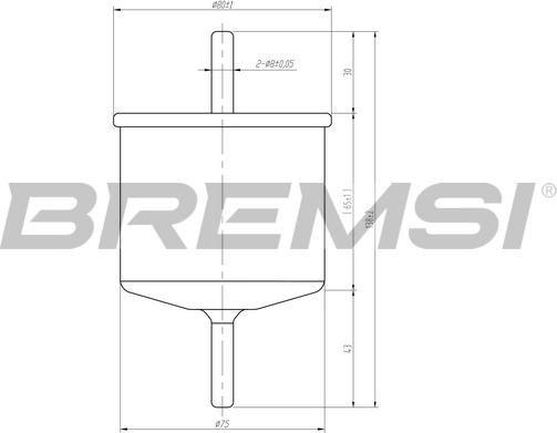 Bremsi FE0399 - Filtro carburante www.autoricambi360.it