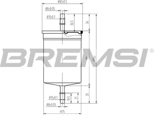 Bremsi FE0394 - Filtro carburante www.autoricambi360.it