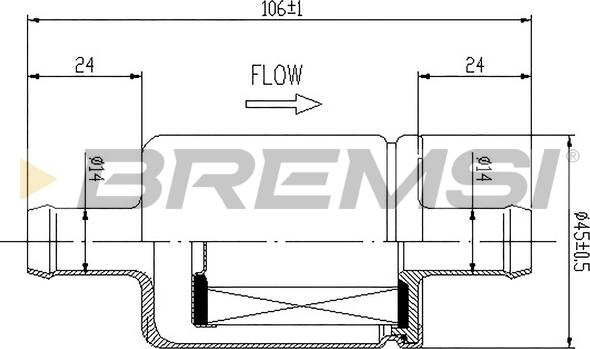 Bremsi FE0330 - Filtro carburante www.autoricambi360.it