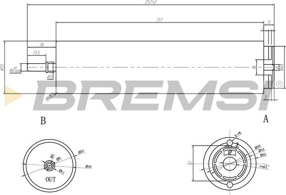 Bremsi FE0374 - Filtro carburante www.autoricambi360.it