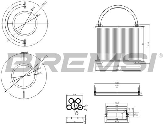 Bremsi FE0762 - Filtro carburante www.autoricambi360.it
