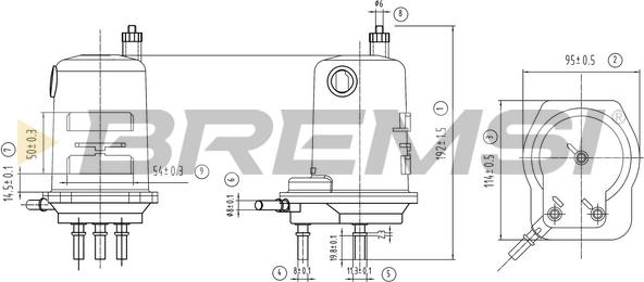 Bremsi FE0786 - Filtro carburante www.autoricambi360.it