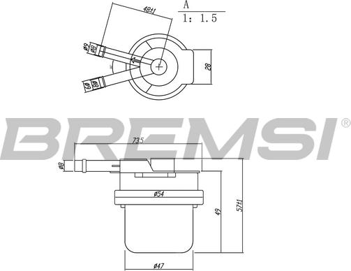 Bremsi FE1889 - Filtro carburante www.autoricambi360.it