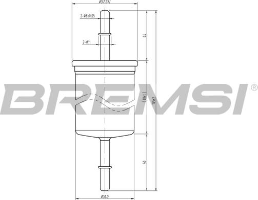 Bremsi FE1319 - Filtro carburante www.autoricambi360.it
