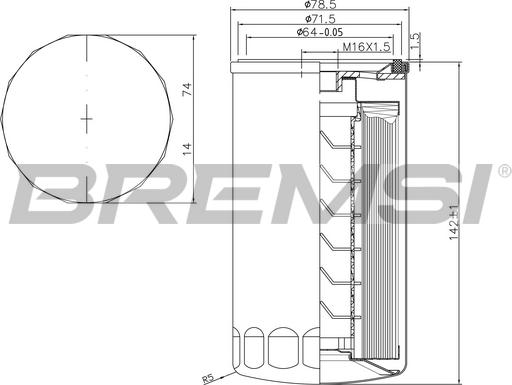 Bremsi FE1314 - Filtro carburante www.autoricambi360.it