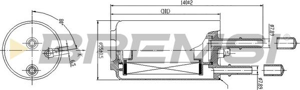 Bremsi FE2335 - Filtro carburante www.autoricambi360.it