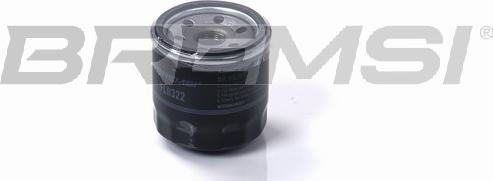 Bremsi FL0322 - Filtro olio www.autoricambi360.it