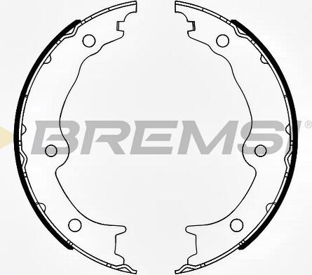 Bremsi GF0993 - Kit ganasce, Freno stazionamento www.autoricambi360.it