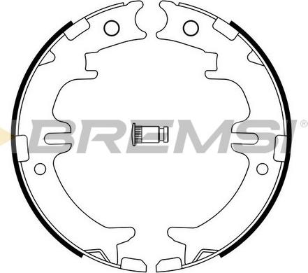 Bremsi GF0964 - Kit ganasce, Freno stazionamento www.autoricambi360.it