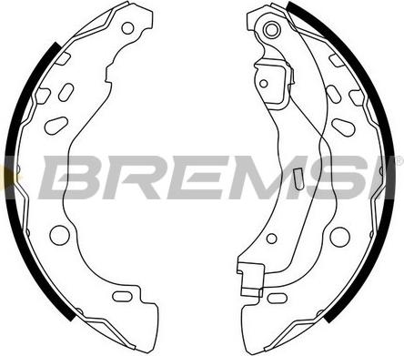 Bremsi GF0409 - Kit ganasce freno www.autoricambi360.it
